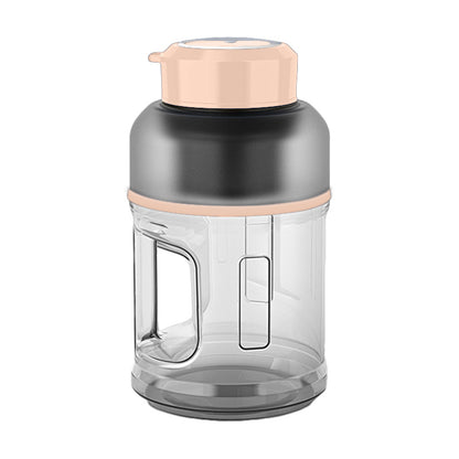 1500ml Portable Blender Cup Fruit Mixers Fruit Extractors Handheld Outdoor DealSniper.net Pink USB