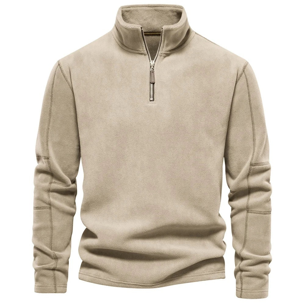 Fashion Personality Stand-collar Zippered Sweatshirt Men DealSniper.net