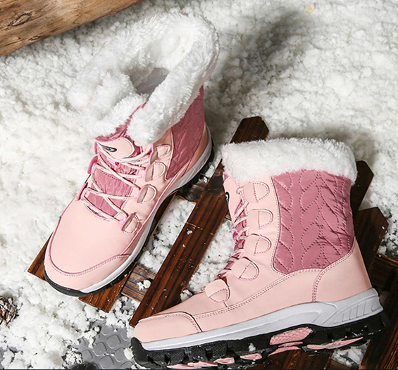 Womens Warm Snow Boots Women dealsniper-net Pink 36