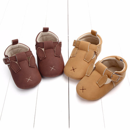 Spring and autumn cartoon animal baby shoes matte leather non-slip soft bottom baby shoes wholesale 0884 Kids DealSniper.net