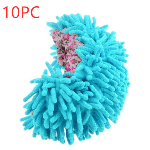 Mop Slippers Home DealSniper.net 10 pairs Sky Blue