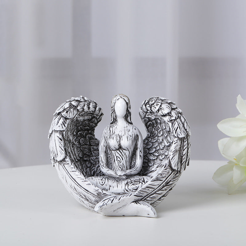 Creative New Product Western Religious Prayer Goddess Guardian Angel Home Decor DealSniper.net White