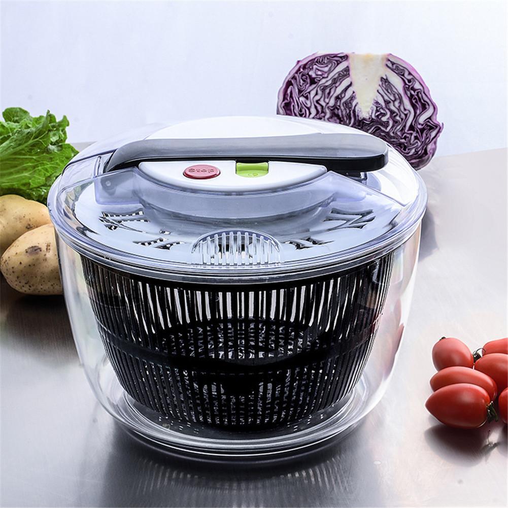 Useful Vegetables Fruits Dryer Salad Spinner Fruit Wash Clean Basket