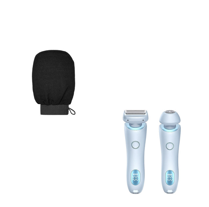 2 In 1 Hair Removal Epilator USB Rechargeable Trimmer Beauty dealsniper-net Blue Set USB