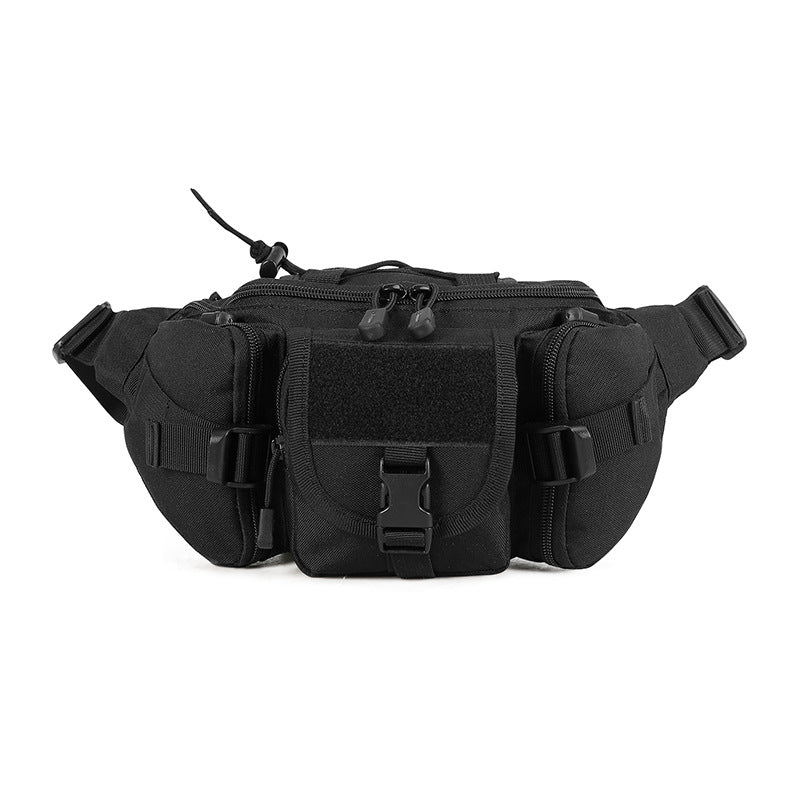 Outdoor military fan tactical belt bag Men dealsniper-net Black