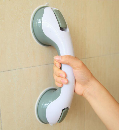 Bathroom Handrail Suction Cup Type Anti-skid Handrail Suction Cup Handrail House dealsniper-net Light grey