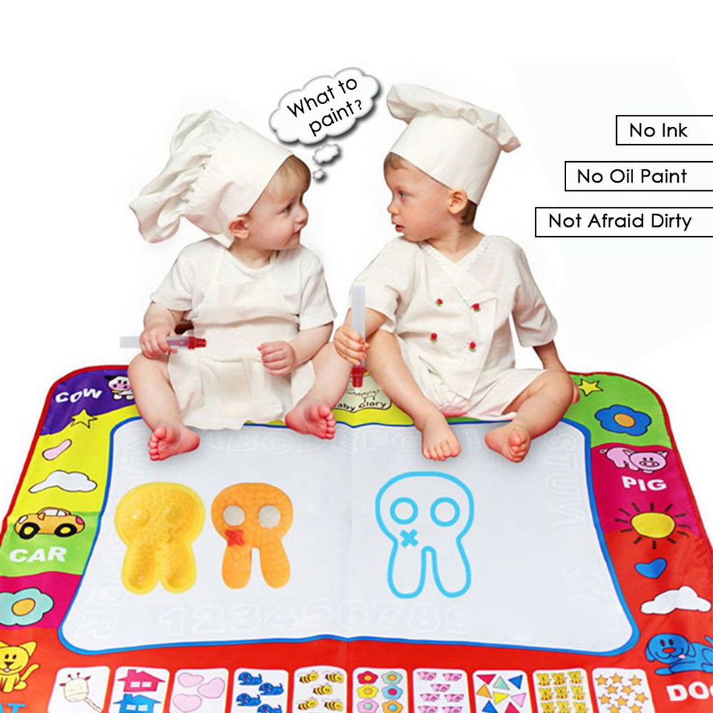 80 x 60cm Baby Kids Add Water with Magic Pen Doodle Painting Hobby dealsniper-net