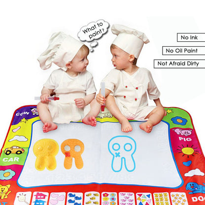 80 x 60cm Baby Kids Add Water with Magic Pen Doodle Painting Hobby dealsniper-net