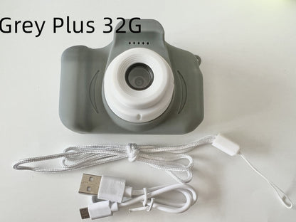 X2 HD Mini Cartoon Kids Digital Camera Deals dealsniper-net Grey Plus 32G USB