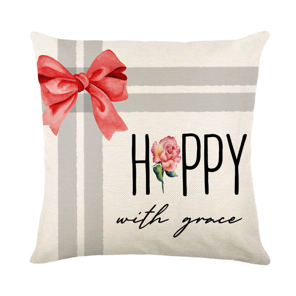 Christmas Decorations Pillow Covers Sofa Square Throw Pillow Holidays DealSniper.net