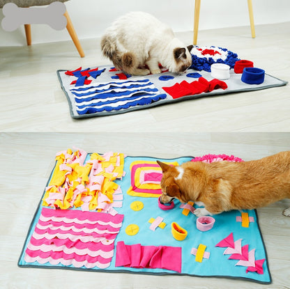 Pet Sniffing Pad Training Blanket Feeding Mat Blanket Pets Gym From House