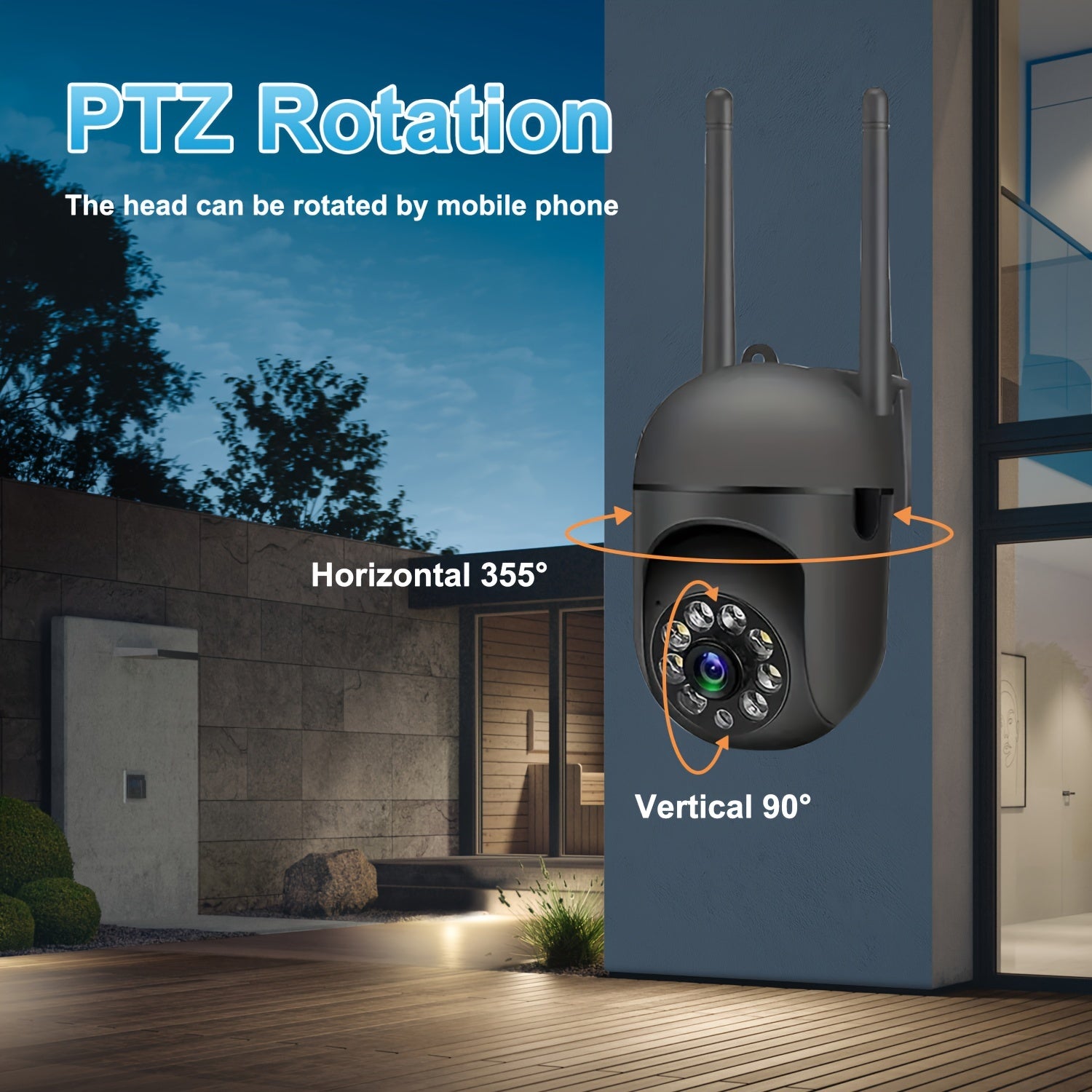 360 Wireless Camera Outdoor WiFi Night Vision Cam Electronics dealsniper-net