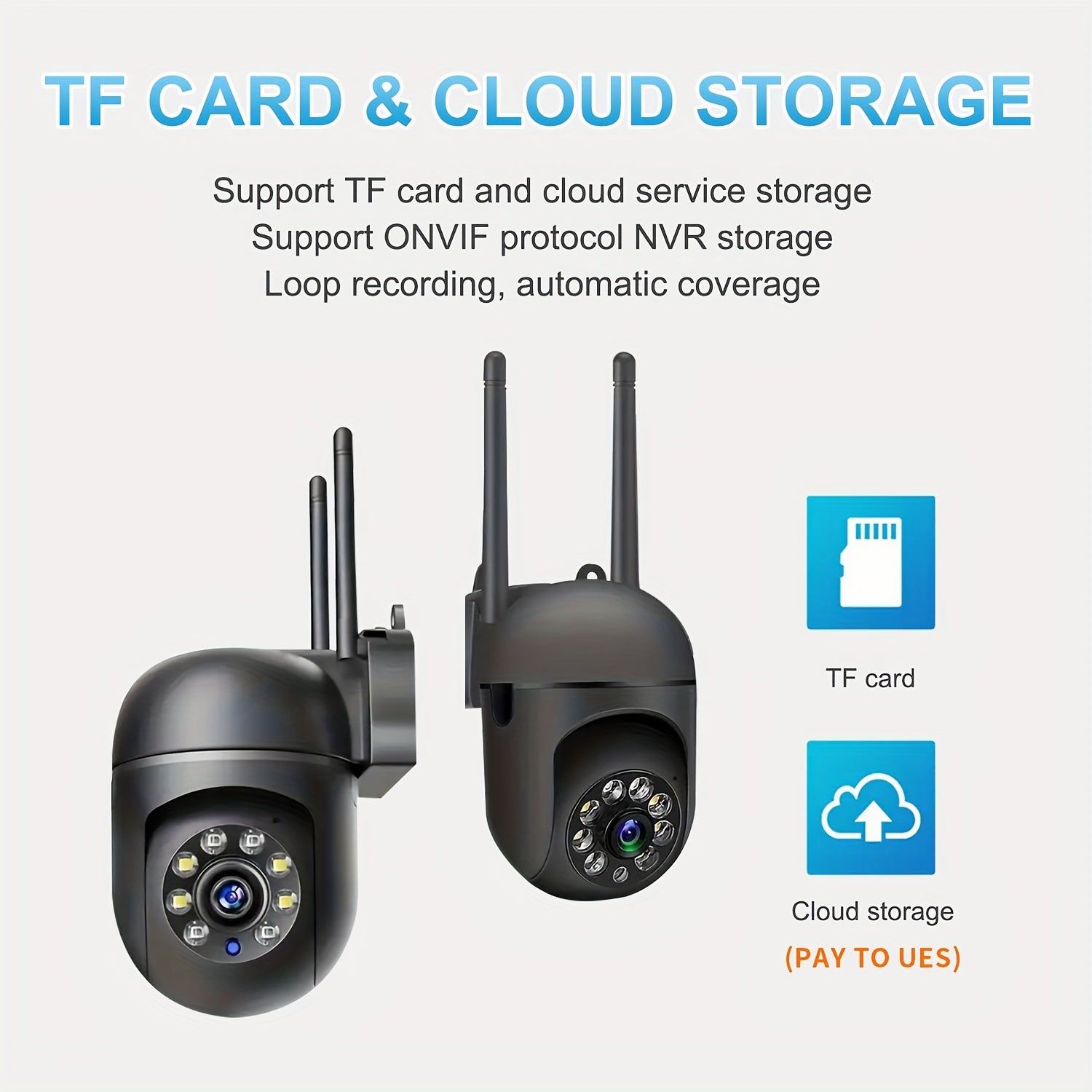 360 Wireless Camera Outdoor WiFi Night Vision Cam Electronics dealsniper-net