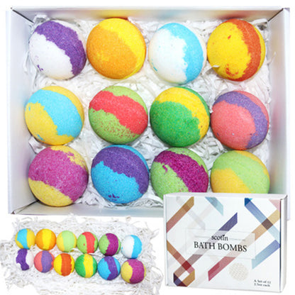 Bath Bombs Ball Explosion Salt Ball Gift Box Kids Gym From House