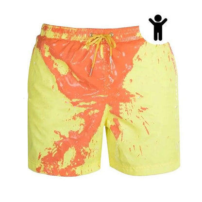 Magical Change Color Beach Shorts Summer Men Swimming Trunks Men dealsniper-net