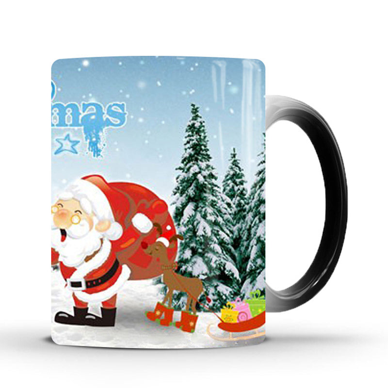 Merry Christmas Magic Mug Temperature Color Changing Mugs Gifts