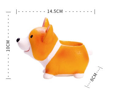 Flower Pot Mini Plant Pot Modern Pet Dog Annimal Style Pots Home Decor Gym From House 2