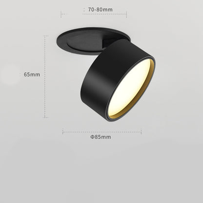 Recessed ceiling light House DealSniper.net Black warm light