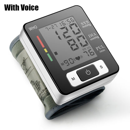 Wrist Blood Pressure Machine With Adjustable Wrist Cuff Beauty dealsniper-net With Voice