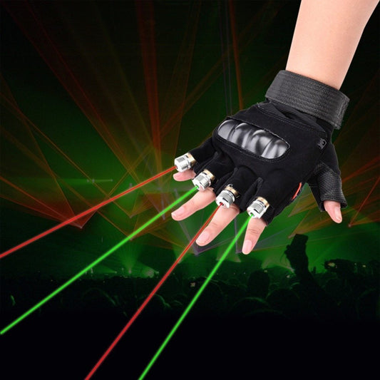 Stage Show Red Green Laser Gloves Kids dealsniper-net Red green EU Left 1PCS