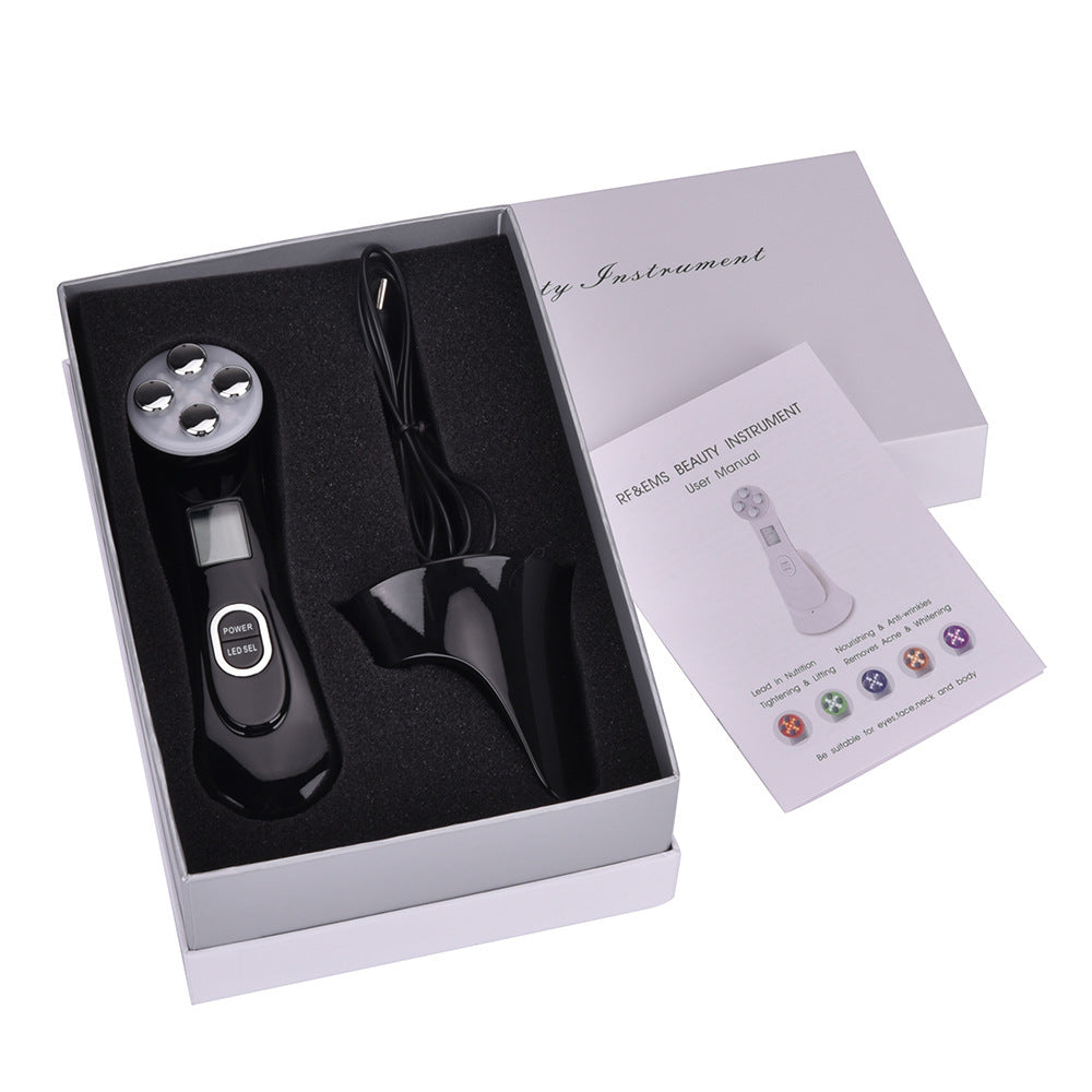 Multifunctional skin rejuvenation care instrument qi Beauty dealsniper-net Black With box