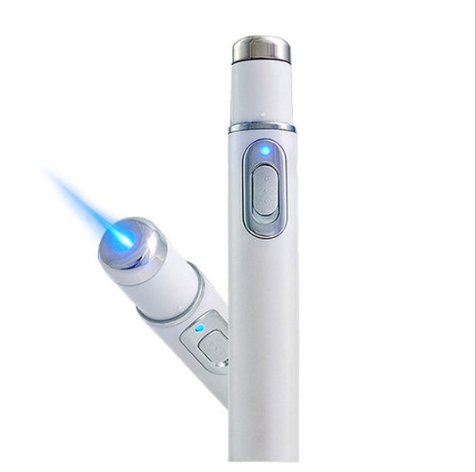 Acne Laser Pen Wrinkle Removal Machine Blue Light Beauty dealsniper-net Picture color 2pcs