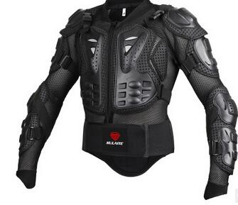 Genuine Motorcycle Jacket Racing Armor Protector ATV Motocross Outdoor dealsniper-net Black 2XL