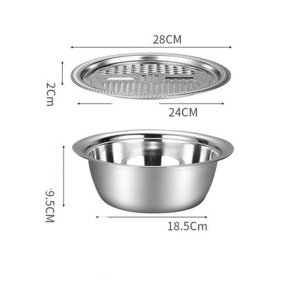 Multifunctional Stainless Steel Vegetable Chopper