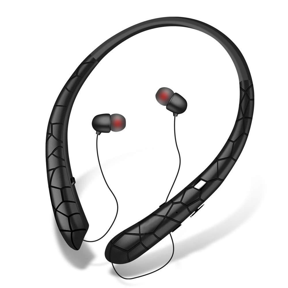 Sports Retractable Wire Handsfree Call Wireless Neckband Headset Gadgets dealsniper-net