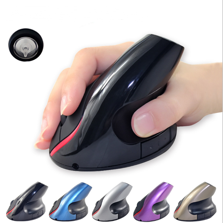 Wireless Vertical Vertical Rechargeable Battery Mouse