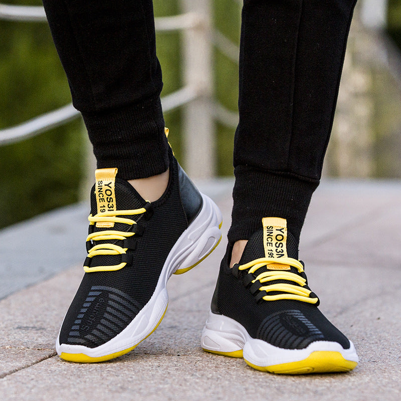 Men Sneakers Black White Sports Shoes Men DealSniper.net