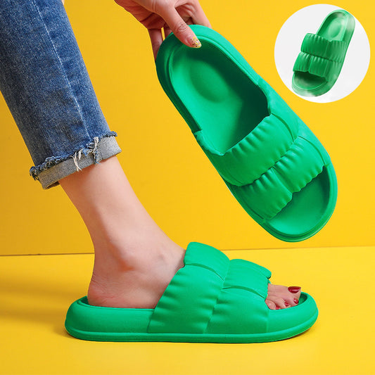 Women Home Shoes Bathroom Slippers Soft Sole Slides Summer Beach Shoes Women dealsniper-net