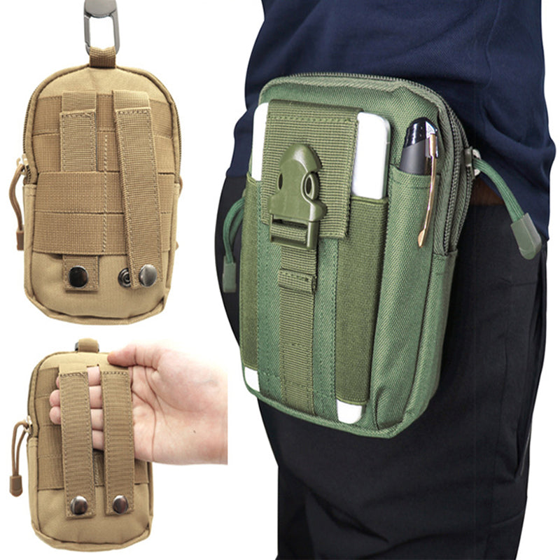 Outdoor Sports Molle Tactical Pocket Male 5.5 6 Inch Waterproof Mobile Phone Bag Outdoor dealsniper-net