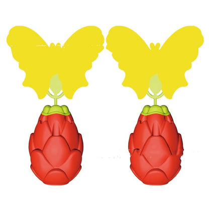 Pitaya With Butterfly Sticker Fruit And Vegetable Fruit Fly Trapper Kitchen DealSniper.net Two Packs With Accessories