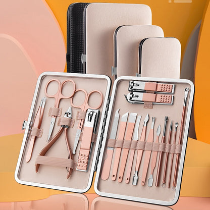 Professional Scissors Nail Clippers Set Ear Spoon Beauty dealsniper-net