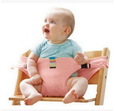 Baby Portable Baby Dining Chair Seat Fixing Belt Kids DealSniper.net Pink