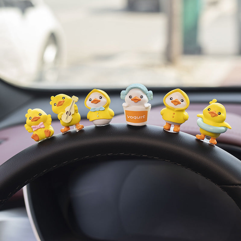 Cute Duckling Car Interior Decoration Vehicle DealSniper.net Duck set