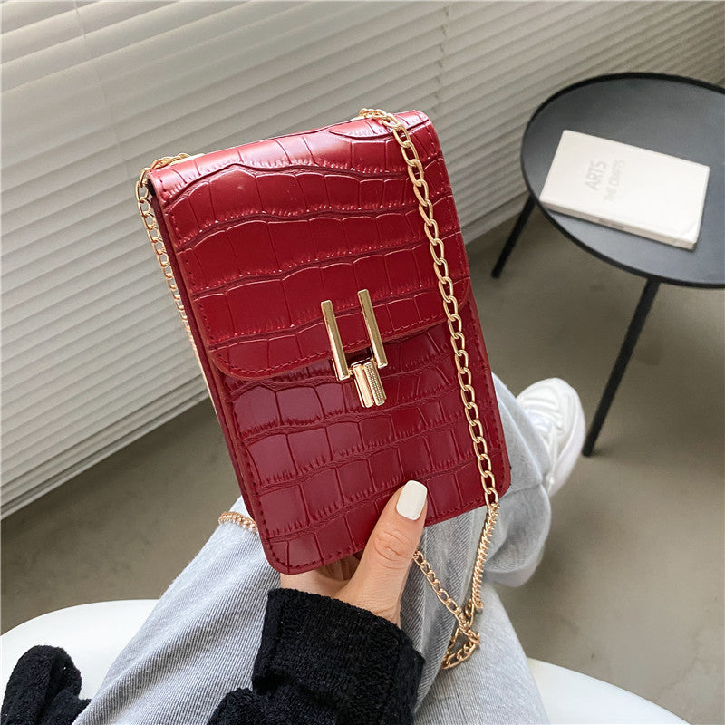 Pattern Fashion Women's Bag High-quality Texture Shoulder Bag Women dealsniper-net Red