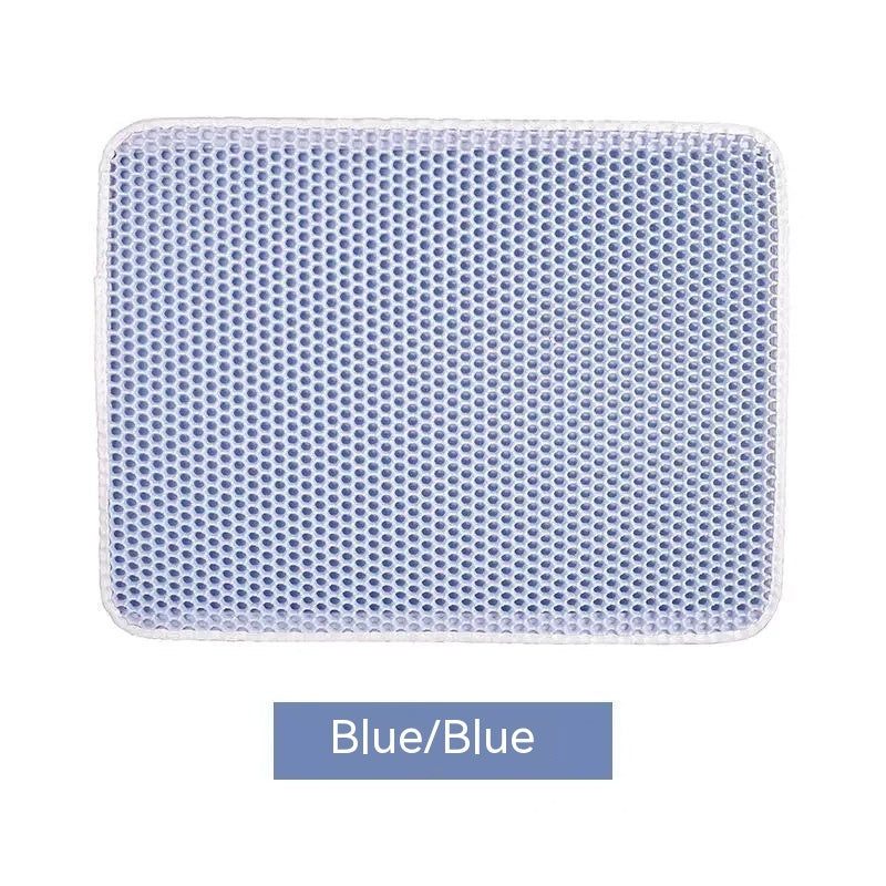 Home Fashion Personality EVA Cat Litter Mat Pets DealSniper.net Blue 30x30cm