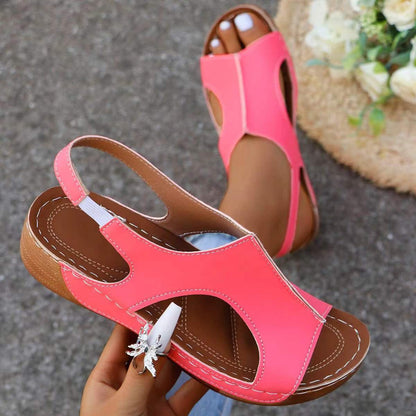 New Summer Wedges Sandals With Elastic Band Design Women Gym From House