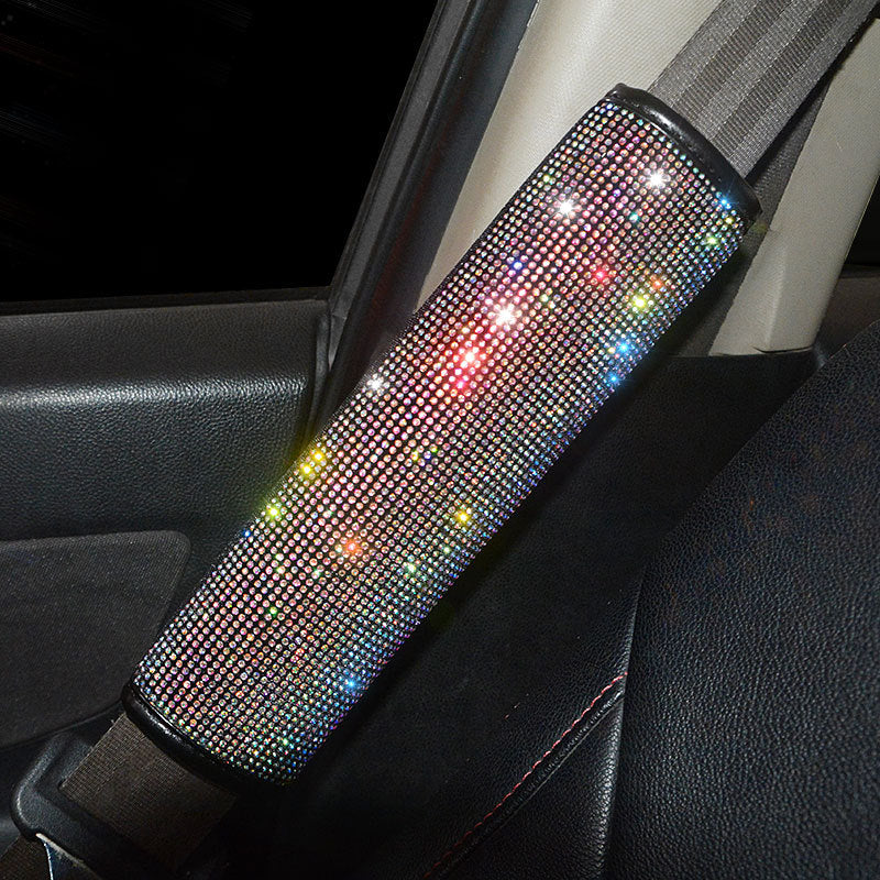 Car Interior Supplies Rhinestone-studded Four-season Handbrake Cover Vehicle dealsniper-net