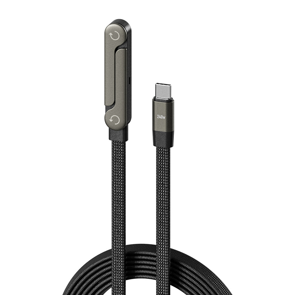 Fast Charging Foldable Bracket Data Cable 2-in-1 Data Wire Gadgets Gym From House