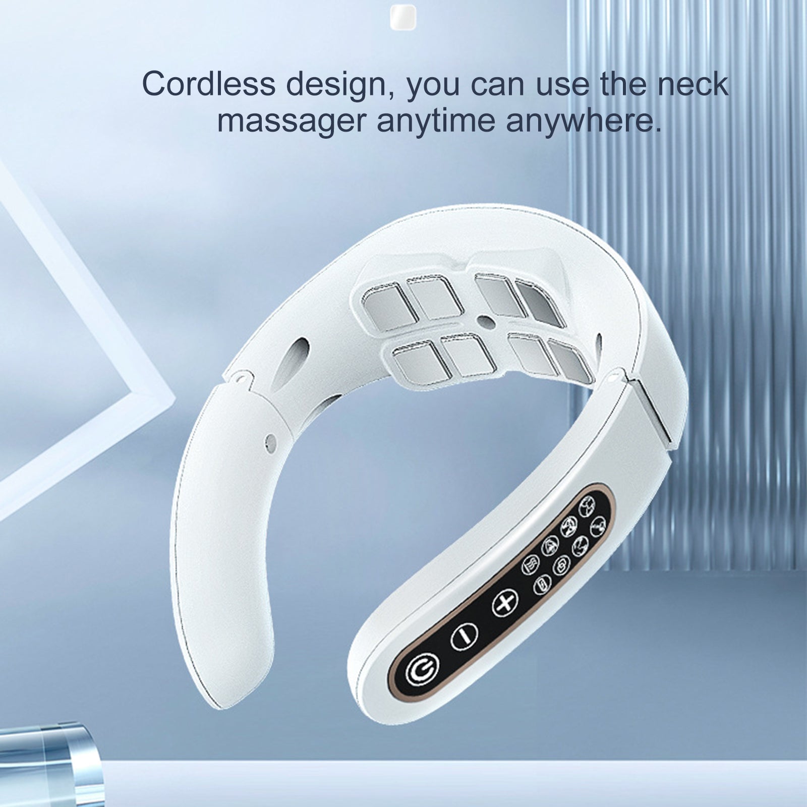 Home Fashion Smart Hot Compress Shoulder Neck Massager Health Gym From House