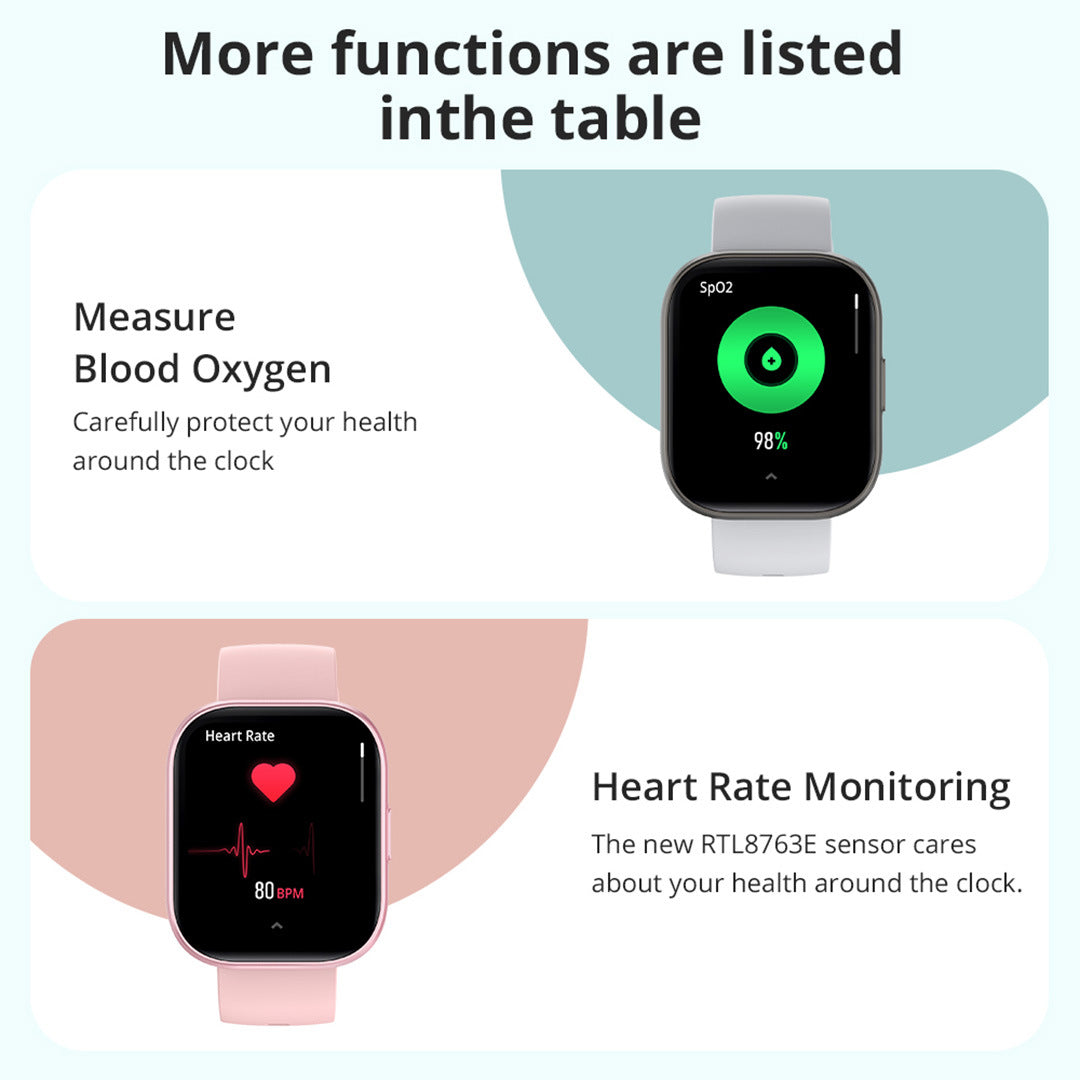 High-end Heart Rate Meter Step Plastic Call Smart Watch Jewelry dealsniper-net