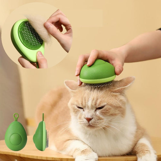 Creative Cat Grooming Comb Portable Massage Brush Pets Gym From House
