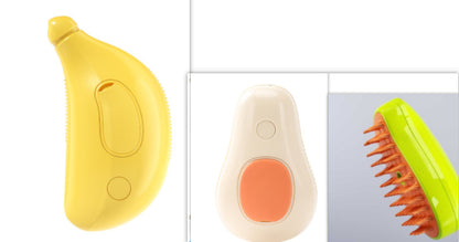 Steamy Cat Brush Cat Dog Grooming Comb Electric Self Cleaning Pets Gym From House Set USB
