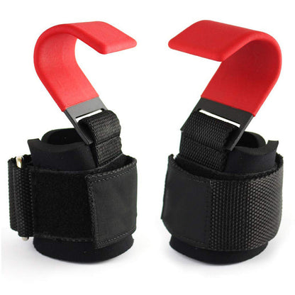 Fitness Weightlifting Squat Power Hook Horizontal Bar Sports DealSniper.net Red