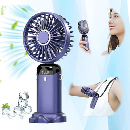 USB Rechargeable Mini Portable Handheld Electric Fan Gadgets DealSniper.net