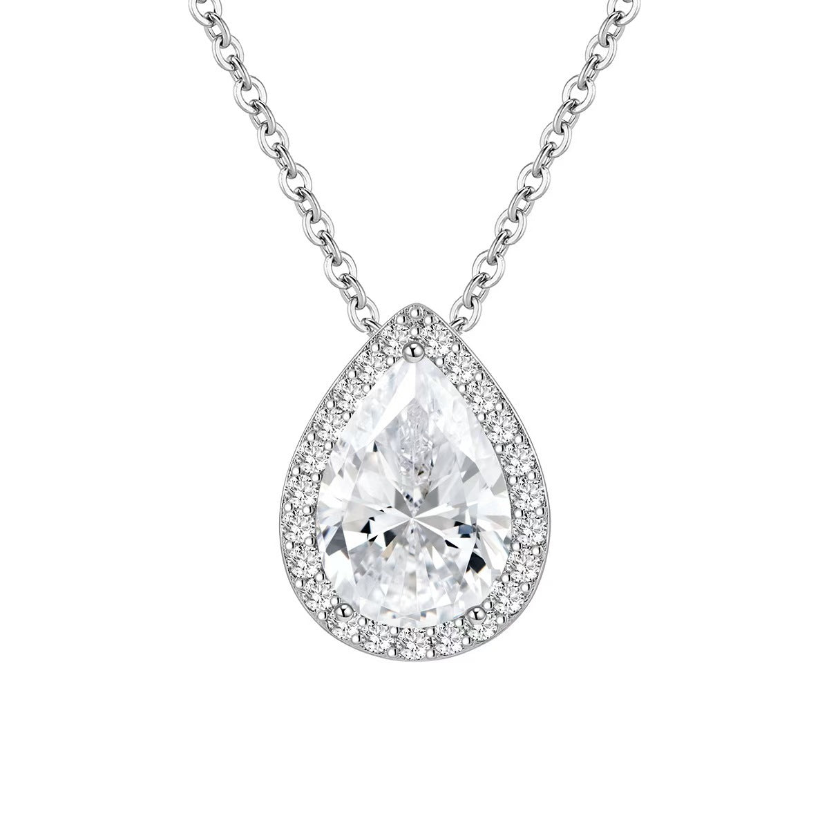 Lucky Water Drop Necklace For Women,Trendy Fashion Jewelry Gym From House 005