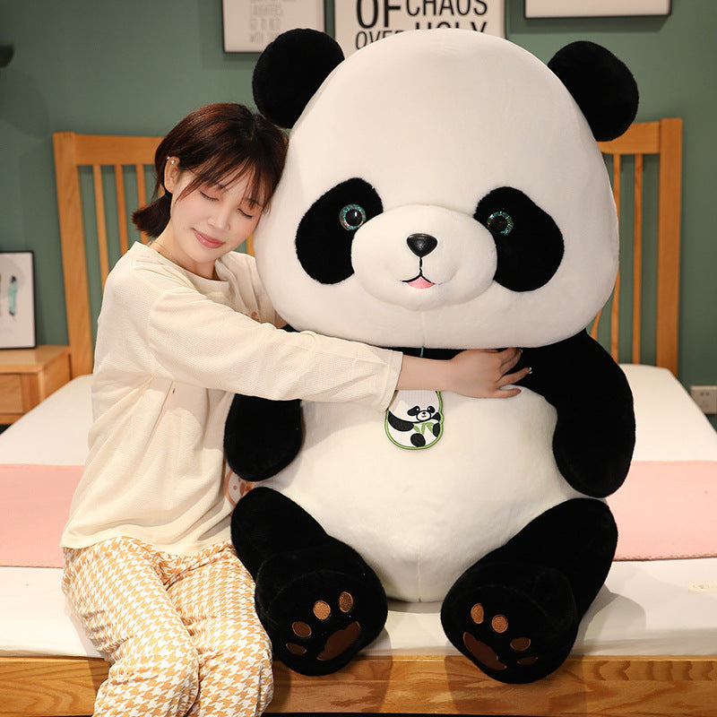 New Cute Giant Panda Mascot Plush Puppet And Doll Kids dealsniper-net